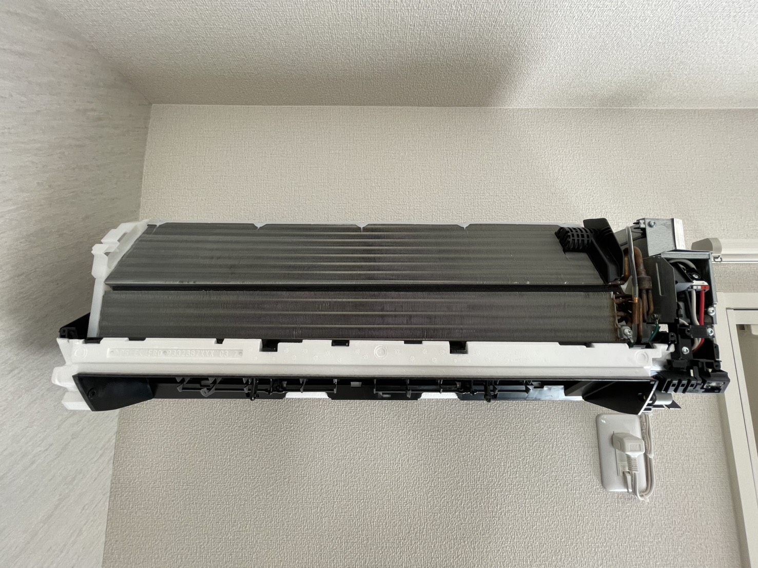 宝塚市武庫山のエアコンクリーニング 熱交換器アフター 富士通ゼネラルAS-AH404R