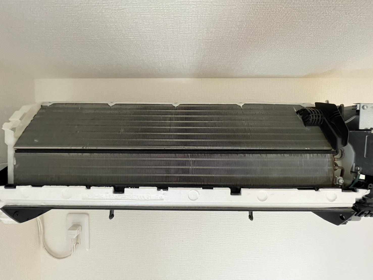 宝塚市末成町のエアコンクリーニング 熱交換器アフター 富士通ゼネラル AS-AH361L