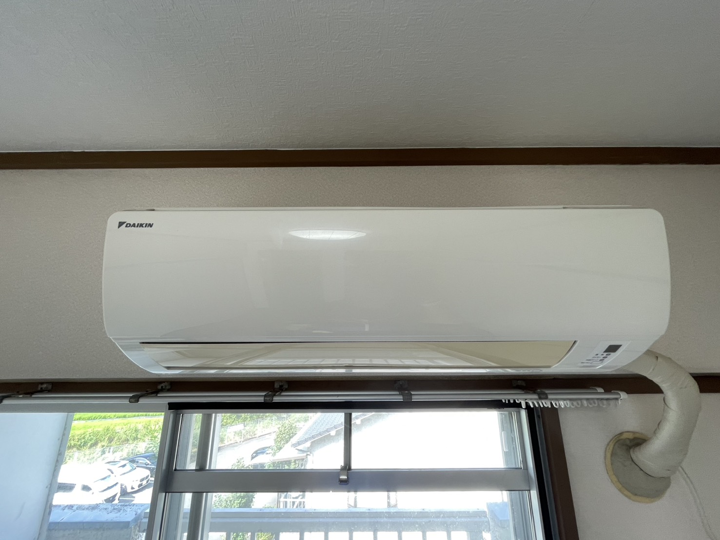 エアコンクリーニングを伊丹市御願塚で実施したダイキン F22PTES-W のエアコン本体