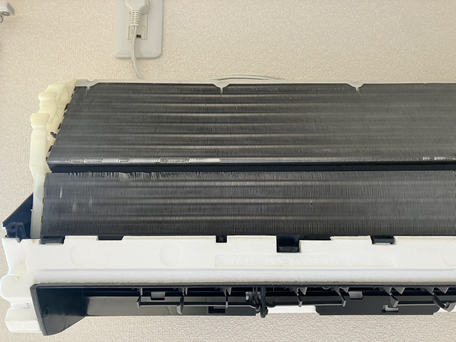 宝塚市安倉南のエアコンクリーニング 熱交換器アフター 富士通ゼネラル AS-A363H