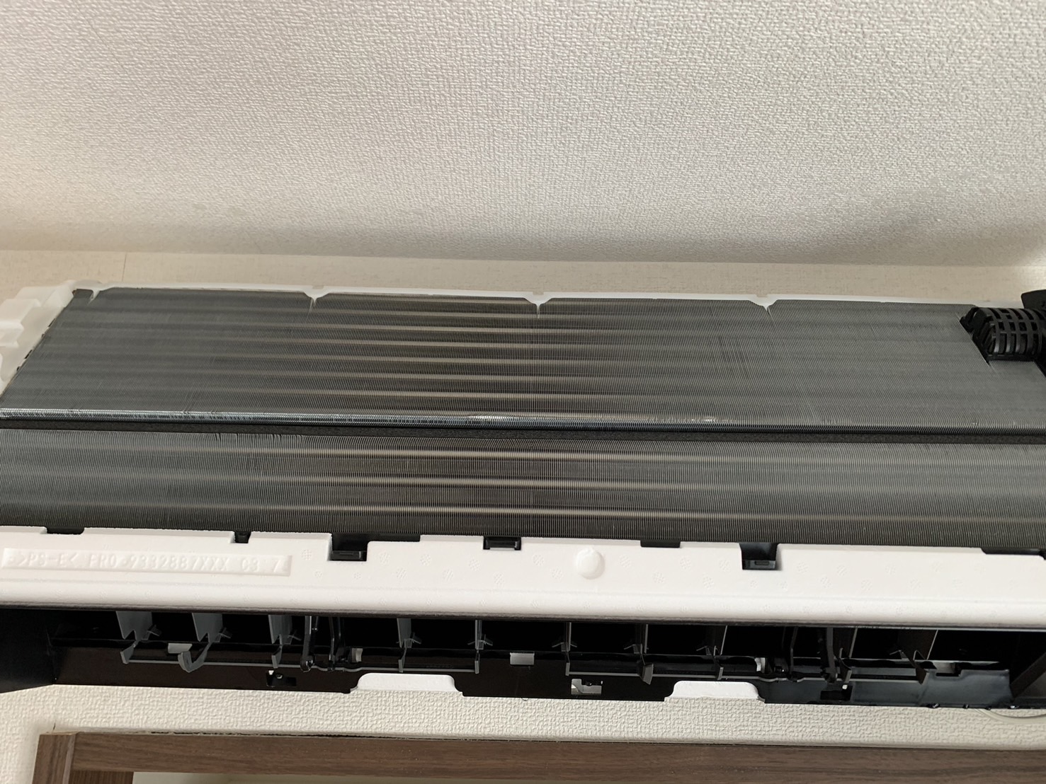 宝塚市光明町のエアコンクリーニング 熱交換器アフター 富士通ゼネラル AS-AH224R